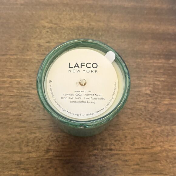 NEW LAFCO NY Luxury Candle Woodland Spruce 6.5 Fragranced Green Glass Spruce Fir - Picture 9 of 10